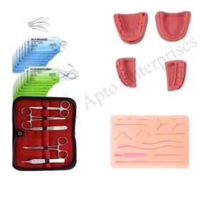 Advanced Suture Training Kit with Needle and Thread Assortment